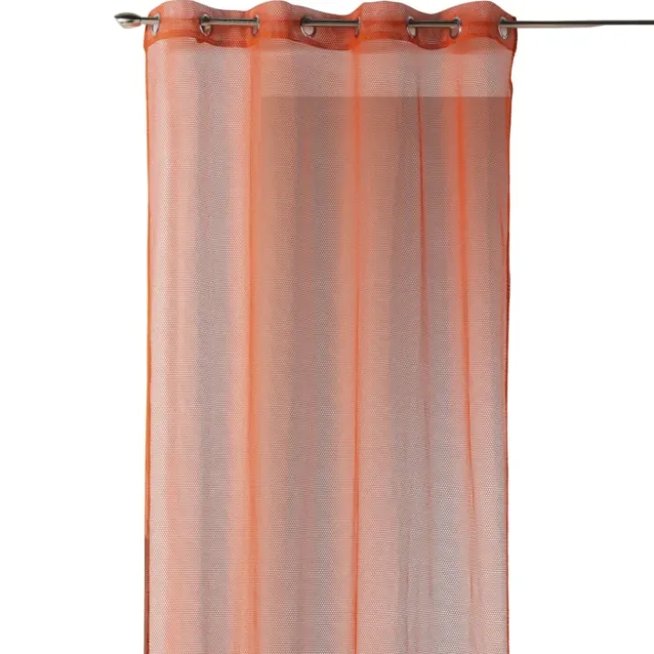 Voilage uni en maille filet