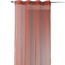 Voilage uni en maille filet