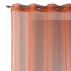 Voilage uni en maille filet
