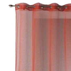 Voilage uni en maille filet