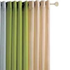 Voilage voile à légère rayure tissée