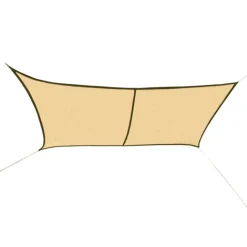 Voile d’ombrage rectangulaire en jute