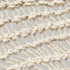 Voile d’ombrage triangulaire macramé polylin