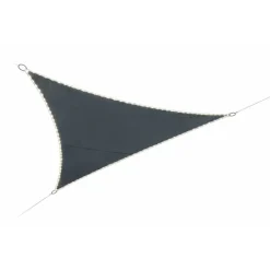 Voile d’ombrage triangulaire avec leds solaires