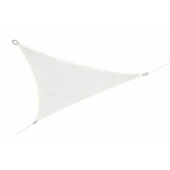Voile d’ombrage triangulaire avec leds solaires